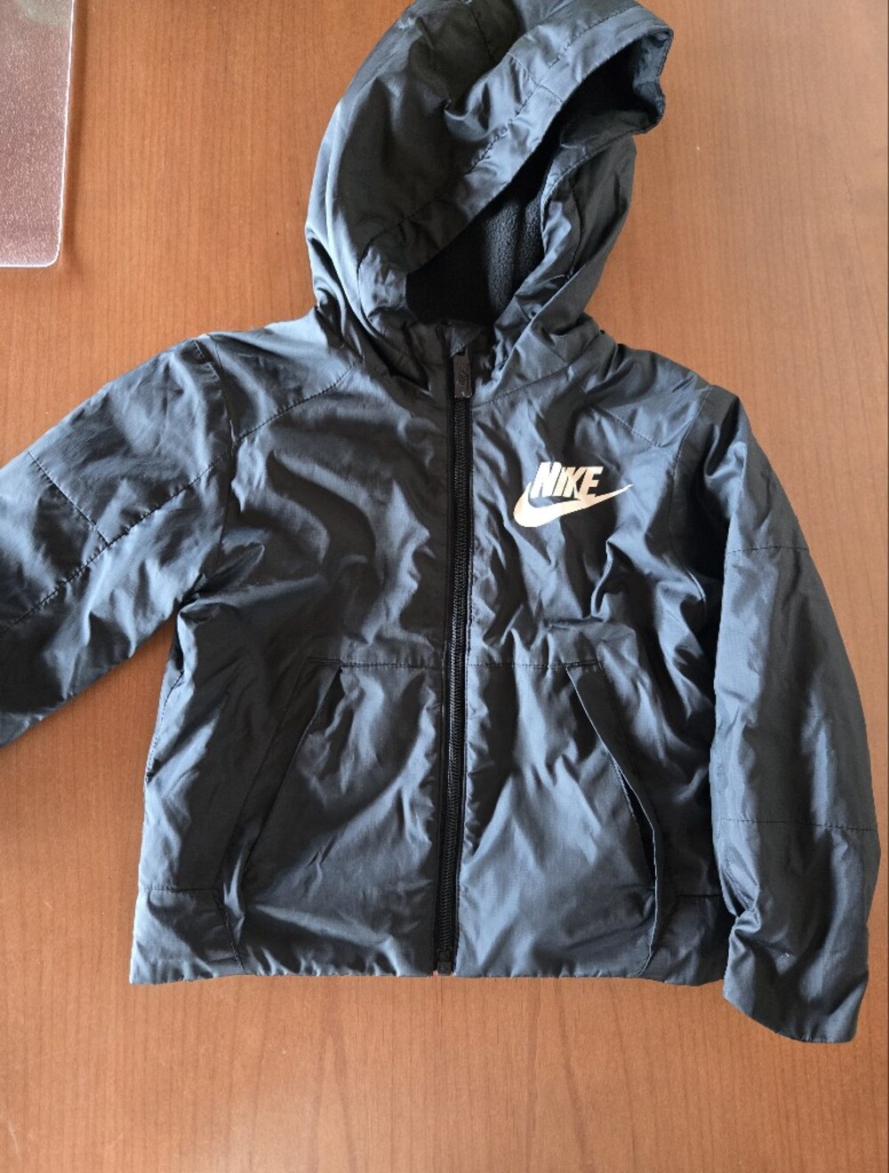 Nike Toddler Black Hooded Puffer